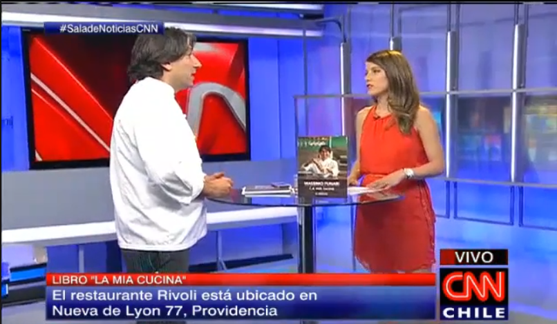 Massimo Funari en CNN Chile detalló el lanzamiento del libro «La mia cucina»